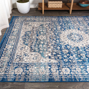 Scala Ornate Bohemian Medallion Area Rug